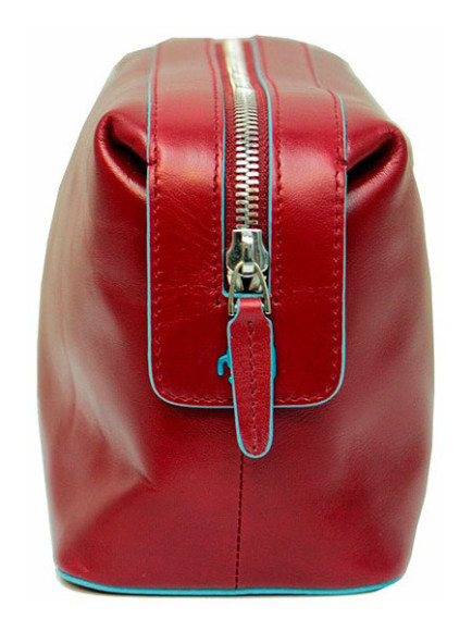 Косметичка Piquadro Blue Square BY3851B2/R красный натур.кожа Косметичка Piquadro Blue Square BY3851B2/R красный натур.кожа