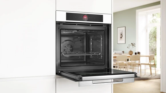 Духовой шкаф Электрический Bosch Serie 8 HBG7741W1 белый