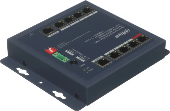 Коммутатор Dahua DH-CHS4110-8ET-90-F (L2) 8x100Мбит/с 1x1Гбит/с 1xКомбо(1000BASE-T/SFP) 8PoE 90W управляемый Коммутатор Dahua DH-CHS4110-8ET-90-F (L2) 8x100Мбит/с 1x1Гбит/с 1xКомбо(1000BASE-T/SFP) 8PoE 90W управляемый