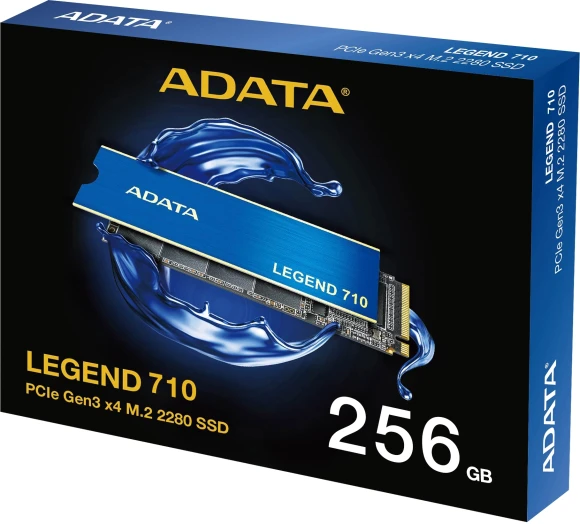 Накопитель SSD A-Data PCIe 3.0 x4 256GB ALEG-710-256GCS Legend 710 M.2 2280 Накопитель SSD A-Data PCIe 3.0 x4 256GB ALEG-710-256GCS Legend 710 M.2 2280