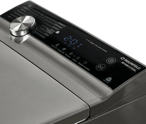 Стиральная машина Maunfeld MFWM127ISSL класс: A+++ загр.вертикальная макс.:7кг нержавеющая сталь инвертор