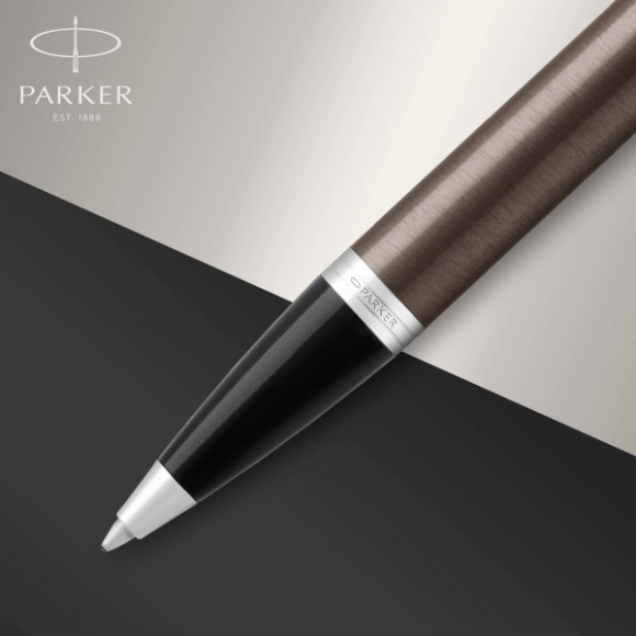 Ручка шариков. Parker IM Core K321 (1931671) Dark Espresso CT M син. черн. подар.кор.