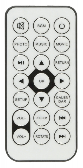 Фоторамка Digma 10.1" PF-1043 1280x800 белый пластик ПДУ Видео