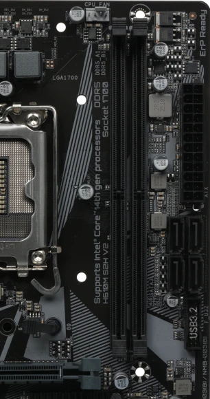 Материнская плата Gigabyte H610M S2H V2 Soc-1700 Intel H610 2xDDR5 mATX AC`97 8ch(7.1) GbLAN+VGA+HDMI+DP