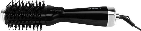 Фен-щетка Starwind SHB 7760 1200Вт черный/серебристый