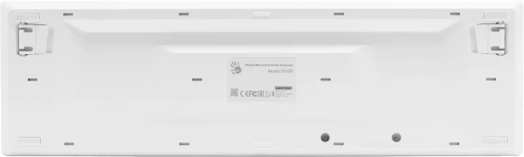 Клавиатура A4Tech S510R механическая белый USB for gamer LED (S510R USB ICY WHITE/BLMS RED) кабель 1.8м Клавиатура A4Tech S510R механическая белый USB for gamer LED (S510R USB ICY WHITE/BLMS RED) кабель 1.8м