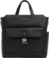 Сумка тоут мужская Piquadro Tebe CA7255W144/VE с отделением для ноутбука 14" хаки натур.кожа Сумка тоут мужская Piquadro Tebe CA7255W144/VE с отделением для ноутбука 14" хаки натур.кожа