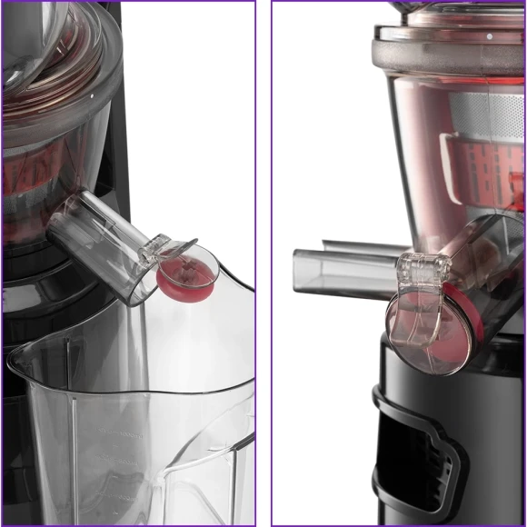 Соковыжималка шнековая Kitfort КТ-1162 150Вт рез.сок.:1000мл. черный