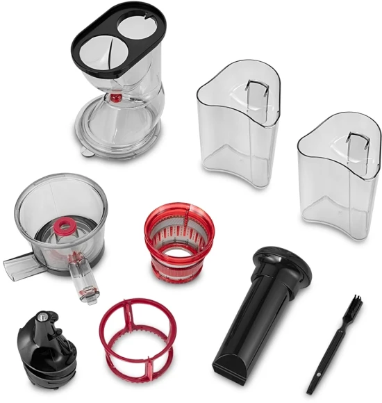 Соковыжималка шнековая Kitfort КТ-1162 150Вт рез.сок.:1000мл. черный