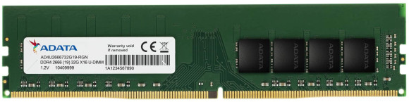 Память DDR4 8Gb 3200MHz A-Data AX4U32008G16A-SB10 XPG Gammix D10 RTL Gaming PC4-25600 CL16 DIMM 288-pin 1.35В с радиатором Ret