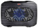 Подставка для ноутбука Buro BU-LCP156-B114 15.6" 357x265x33мм 1xUSB 1x 140ммFAN 345г металлическая сетка/пластик черный