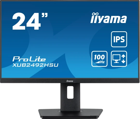 Монитор Iiyama 23.8" ProLite XUB2492HSU-B6 черный IPS LED 0.4ms 16:9 HDMI M/M матовая HAS Piv 250cd 178гр/178гр 1920x1080 100Hz DP FHD USB 4.9кг Монитор Iiyama 23.8" ProLite XUB2492HSU-B6 черный IPS LED 0.4ms 16:9 HDMI M/M матовая HAS Piv 250cd 178гр/178гр 1920x1080 100Hz DP FHD USB 4.9кг