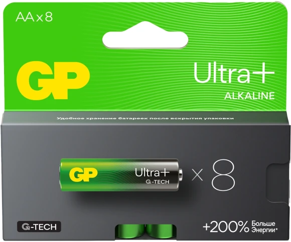Батарея GP Ultra Plus Alkaline 24AUPA21-2CRB10 AAA (10шт) блистер