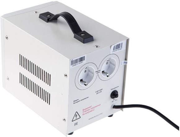 Стабилизатор напряжения Rucelf СтАР-3000 3кВА однофазный белый