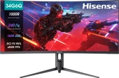 Монитор Hisense 34" 34G6Q PRO светло-серый VA LED 1ms 21:9 HDMI M/M матовая HAS Piv 3000:1 320cd 89гр/89гр 3440x1440 240Hz FreeSync Premium DP Ultra WQHD USB 6.75кг Монитор Hisense 34" 34G6Q PRO светло-серый VA LED 1ms 21:9 HDMI M/M матовая HAS Piv 3000:1 320cd 89гр/89гр 3440x1440 240Hz FreeSync Premium DP Ultra WQHD USB 6.75кг