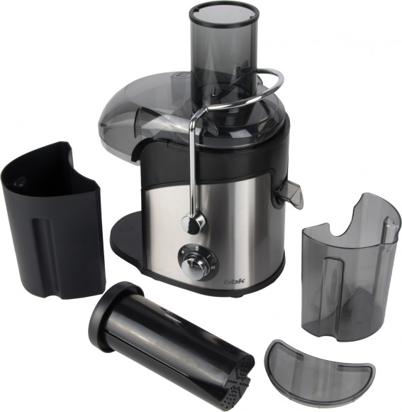 Соковыжималка центробежная BBK JC080-H03 800Вт рез.сок.:750мл. черный/серебристый