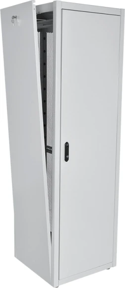 Шкаф коммутационный ЦМО (ШТК-Э-42.6.8-33АА) напольный 42U 600x800мм пер.дв.металл металл 2 бок.пан. направл.под закл.гайки 710кг серый 715мм 87кг 180град. 1987мм IP20 сталь