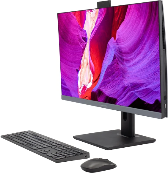 Моноблок Digma Pro Unity 27" Full HD i5 13500HX (2.5) 16Gb SSD512Gb UHDG 730 CR Windows 11 Pro GbitEth WiFi BT 90W клавиатура мышь Cam серый/черный 1920x1080