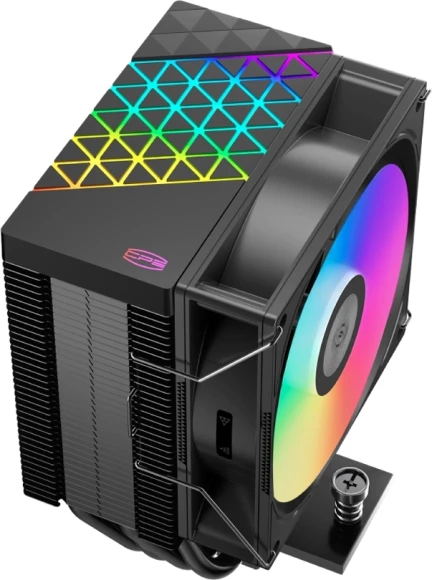 Устройство охлаждения(кулер) PcCooler R400 ARGB Soc-AM5/AM4/1200/1700/1851 черный 4-pin 18-30dB Al+Cu 180W Ret (R400-BKAWYX-US)