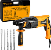 Перфоратор Deko DKH850W патрон:SDS-plus уд.:3Дж 850Вт (кейс в комплекте) Перфоратор Deko DKH850W патрон:SDS-plus уд.:3Дж 850Вт (кейс в комплекте)