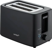Тостер Vitek Gracia VT-T1000 700Вт черный/серебристый