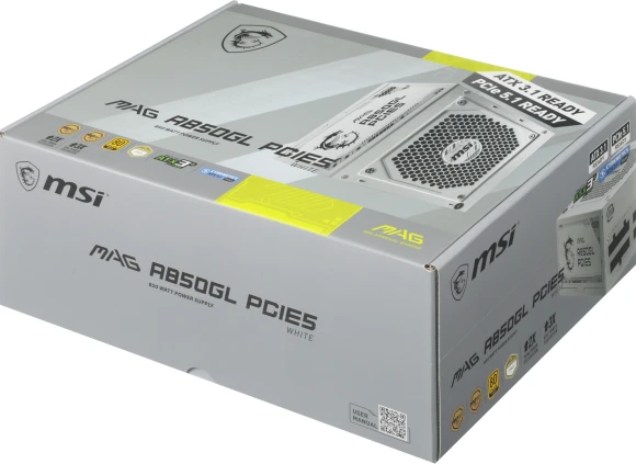 Блок питания MSI ATX 850W MAG A850GL WH PCIE5 80+ gold (20+4pin) APFC 120mm fan 8xSATA Cab Manag RTL Блок питания MSI ATX 850W MAG A850GL WH PCIE5 80+ gold (20+4pin) APFC 120mm fan 8xSATA Cab Manag RTL