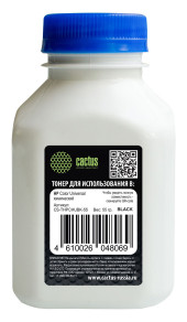 Тонер Cactus CS-THPCHUBK-55 черный флакон 55гр. для принтера HP Color Universal CF540A/CF400A/CF410A/CF400A/CE310 Тонер Cactus CS-THPCHUBK-55 черный флакон 55гр. для принтера HP Color Universal CF540A/CF400A/CF410A/CF400A/CE310