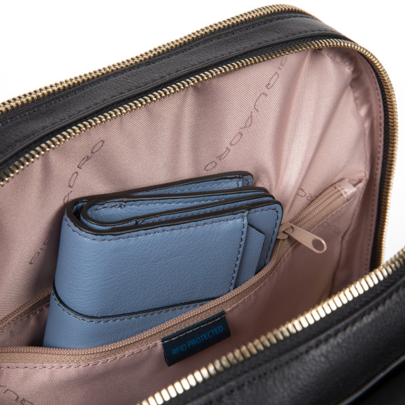 Рюкзак женский Piquadro Circle CA5566W92/N черный кожа Рюкзак женский Piquadro Circle CA5566W92/N черный кожа