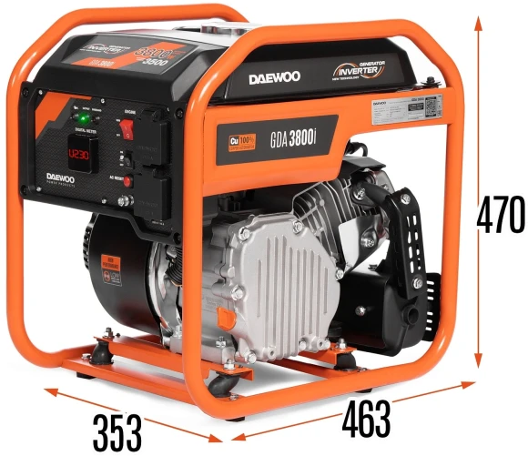 Генератор Daewoo GDA 3800i 3.8кВт
