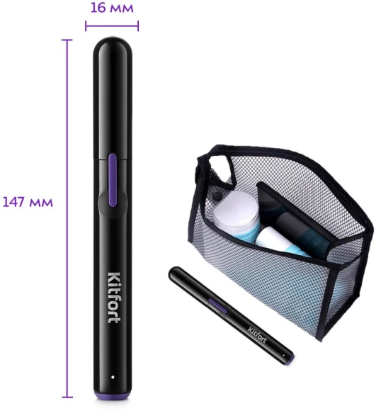 Триммер Kitfort KT-3104 черный 5Вт (насадок в компл:1шт) Триммер Kitfort KT-3104 черный 5Вт (насадок в компл:1шт)