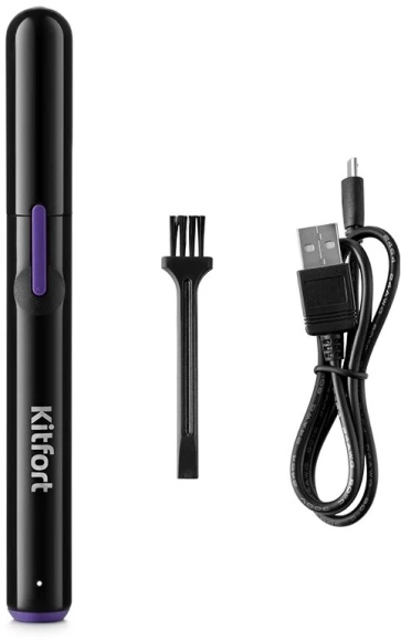 Триммер Kitfort KT-3104 черный 5Вт (насадок в компл:1шт) Триммер Kitfort KT-3104 черный 5Вт (насадок в компл:1шт)