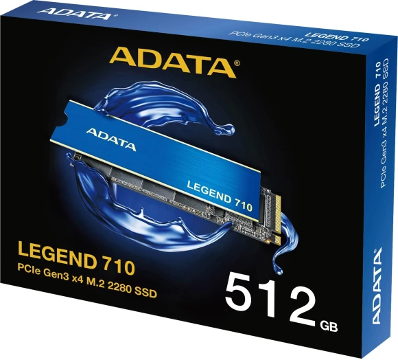 Накопитель SSD A-Data PCIe 3.0 x4 512GB ALEG-710-512GCS Legend 710 M.2 2280