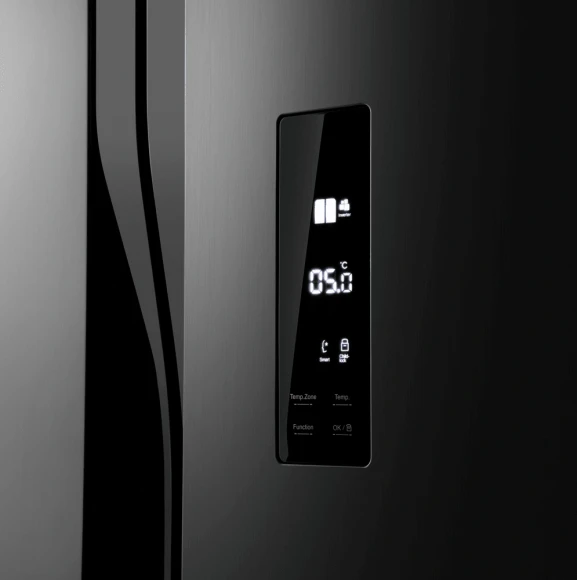 Холодильник Maunfeld MFF181NFSB 3-хкамерн. черный глянц. инвертер Холодильник Maunfeld MFF181NFSB 3-хкамерн. черный глянц. инвертер