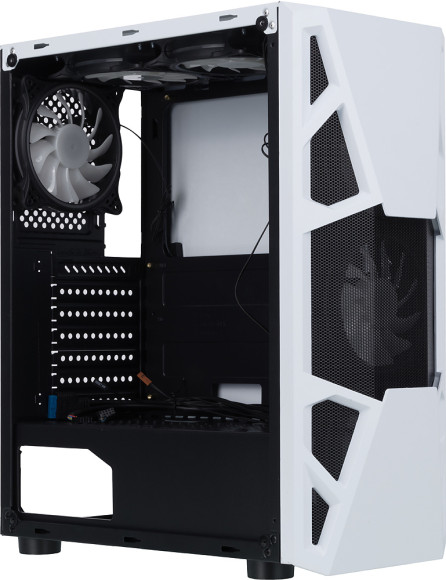 Корпус Formula CL-3303W RGB белый без БП ATX 2x120mm 2xUSB2.0 1xUSB3.0 audio bott PSU