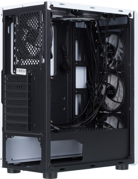 Корпус Formula CL-3303W RGB белый без БП ATX 2x120mm 2xUSB2.0 1xUSB3.0 audio bott PSU