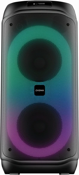 Колонка порт. Digma D-PS1532 черный 60W 2.0 BT 10м 3600mAh (PS1532B)
