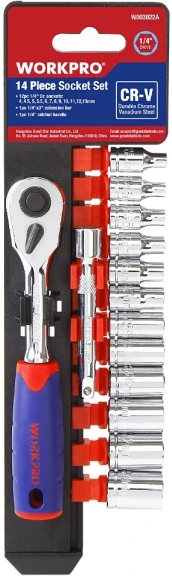 Набор головок Workpro WP202556 14 предметов Набор головок Workpro WP202556 14 предметов