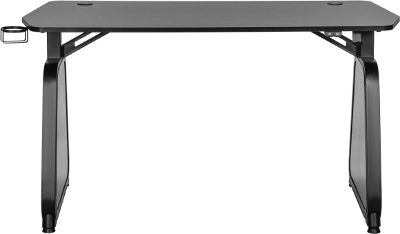 Стол игровой Cactus CS-GMD-BK-RGB столешница МДФ черный каркас черный 136x60x75см