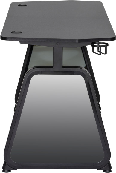 Стол игровой Cactus CS-GMD-BK-RGB столешница МДФ черный каркас черный 136x60x75см