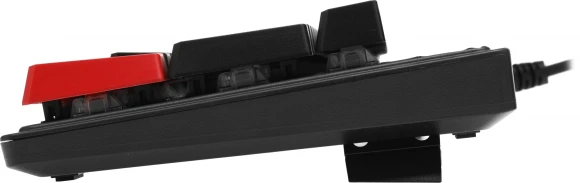 Клавиатура A4Tech S510R механическая черный USB for gamer LED (S510R USB FIRE BLACK/BLMS RED) кабель 1.8м