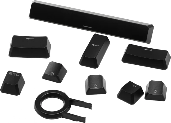 Клавиатура A4Tech S510R механическая черный USB for gamer LED (S510R USB FIRE BLACK/BLMS RED) кабель 1.8м