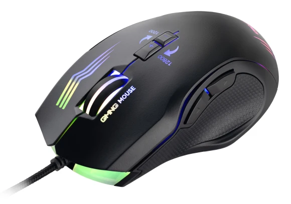 Мышь GMNG 930GM черный оптическая 12800dpi USB для ноутбука 7but Мышь GMNG 930GM черный оптическая 12800dpi USB для ноутбука 7but