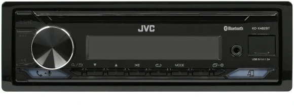 Автомагнитола JVC KD-X482BT 1DIN 4x50Вт v4.2 DSP 3 RDS