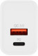 Сетевое зар./устр. Digma DGW2D 20W 3A+1A (PD+QC) USB-C/USB-A универсальное белый (DGW2D0F110WH) Сетевое зар./устр. Digma DGW2D 20W 3A+1A (PD+QC) USB-C/USB-A универсальное белый (DGW2D0F110WH)