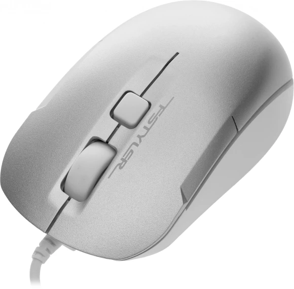 Мышь A4Tech Fstyler FM26 серебристый/белый оптическая 1600dpi USB для ноутбука 4but (FM26 USB (ICY WHITE)) Мышь A4Tech Fstyler FM26 серебристый/белый оптическая 1600dpi USB для ноутбука 4but (FM26 USB (ICY WHITE))
