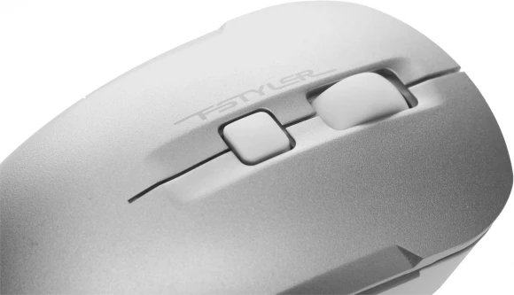 Мышь A4Tech Fstyler FM26 серебристый/белый оптическая 1600dpi USB для ноутбука 4but (FM26 USB (ICY WHITE)) Мышь A4Tech Fstyler FM26 серебристый/белый оптическая 1600dpi USB для ноутбука 4but (FM26 USB (ICY WHITE))