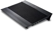 Подставка для ноутбука Deepcool N8 (DP-N24N-N8BK) 17" 380x278x55мм 25дБ 3xUSB 2x 140ммFAN 1244г алюминий черный Подставка для ноутбука Deepcool N8 (DP-N24N-N8BK) 17" 380x278x55мм 25дБ 3xUSB 2x 140ммFAN 1244г алюминий черный