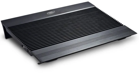 Подставка для ноутбука Deepcool N8 (DP-N24N-N8BK) 17" 380x278x55мм 25дБ 3xUSB 2x 140ммFAN 1244г алюминий черный Подставка для ноутбука Deepcool N8 (DP-N24N-N8BK) 17" 380x278x55мм 25дБ 3xUSB 2x 140ммFAN 1244г алюминий черный
