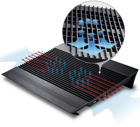 Подставка для ноутбука Deepcool N8 (DP-N24N-N8BK) 17" 380x278x55мм 25дБ 3xUSB 2x 140ммFAN 1244г алюминий черный Подставка для ноутбука Deepcool N8 (DP-N24N-N8BK) 17" 380x278x55мм 25дБ 3xUSB 2x 140ммFAN 1244г алюминий черный