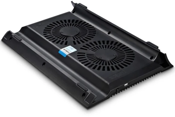 Подставка для ноутбука Deepcool N8 (DP-N24N-N8BK) 17" 380x278x55мм 25дБ 3xUSB 2x 140ммFAN 1244г алюминий черный Подставка для ноутбука Deepcool N8 (DP-N24N-N8BK) 17" 380x278x55мм 25дБ 3xUSB 2x 140ммFAN 1244г алюминий черный